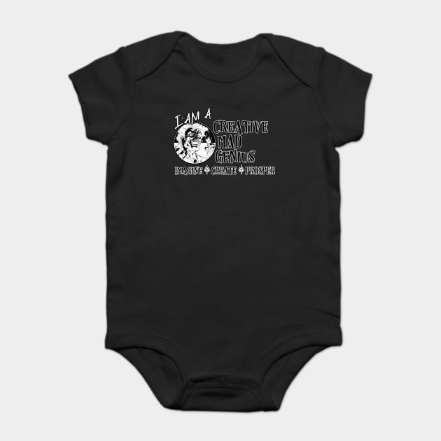 Creative Mad Genius Baby Bodysuit by Joaddo